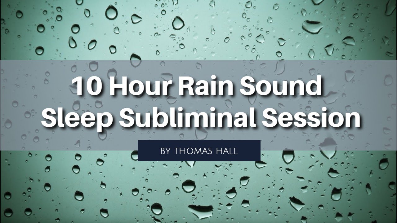 Stop Obsessive Negative Thoughts - (10 Hour) Rain Sound - Sleep Subliminal - By Minds in Unison