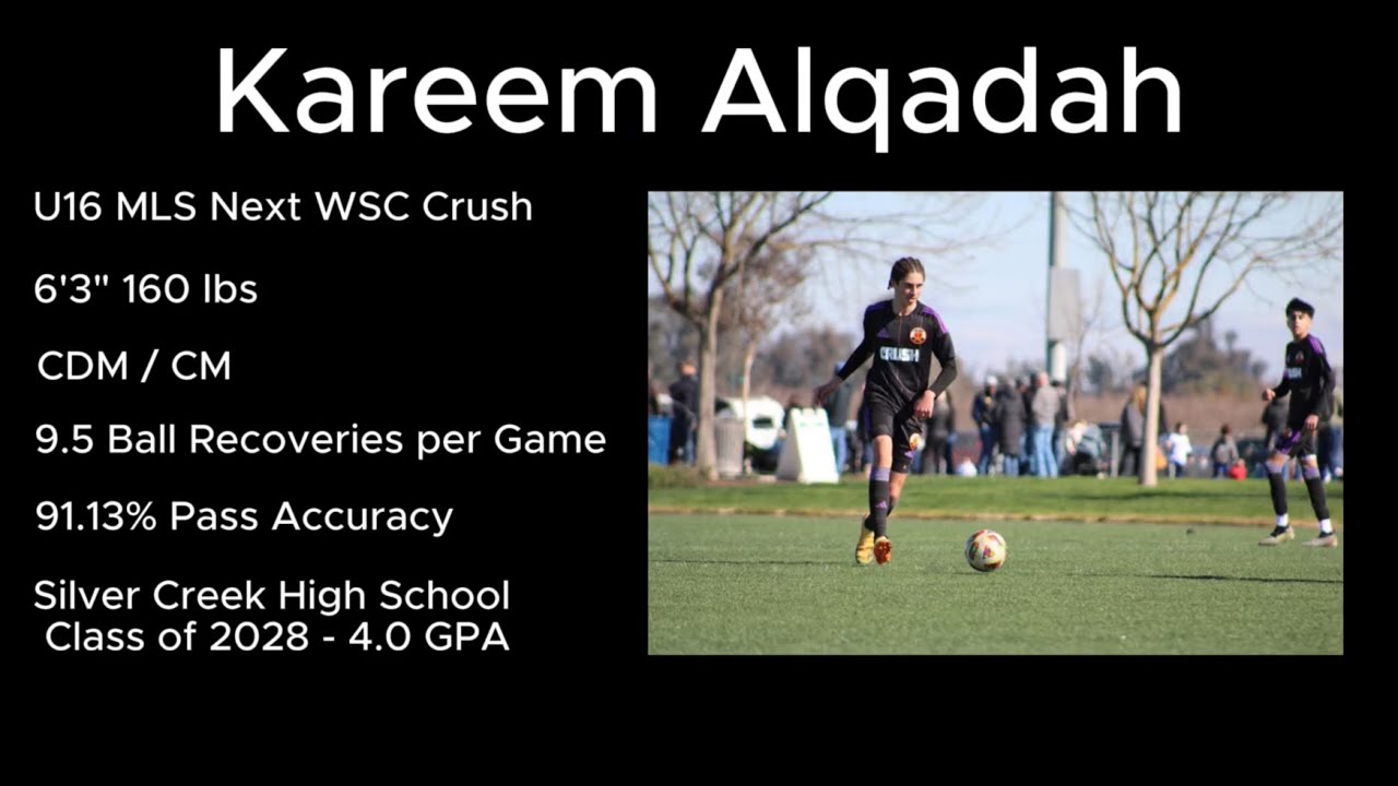 Kareem Alqadah U16 MLS NEXT Highlight Video