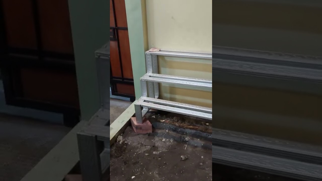 rak bunga baja ringan