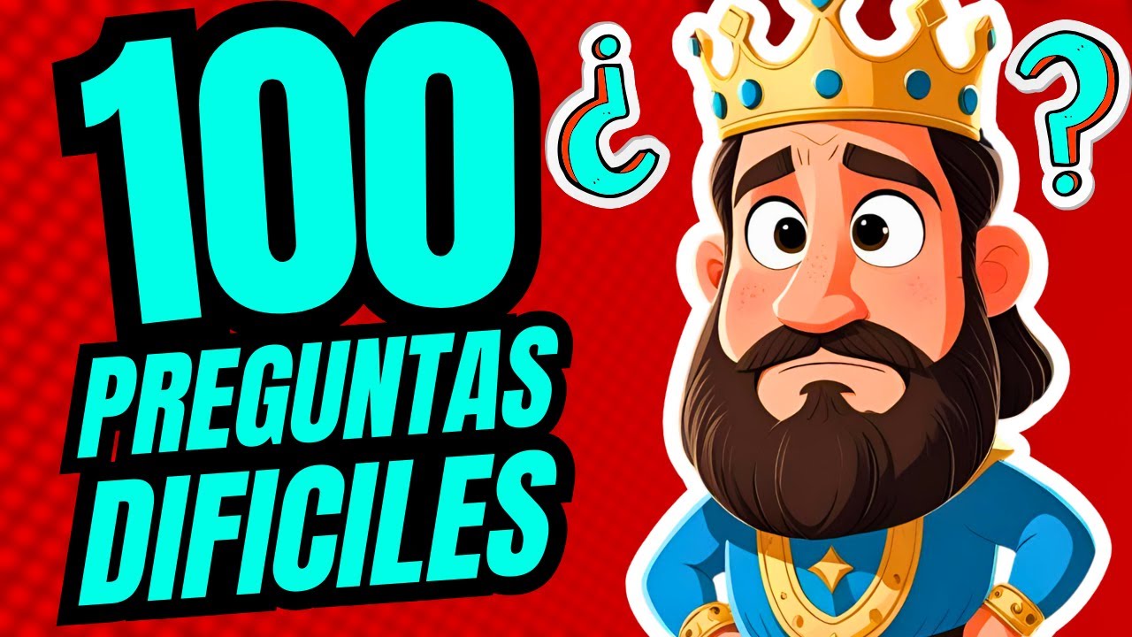 100 PREGUNTAS BÍBLICAS DIFÍCILES 😱❓EL MAYOR DESAFÍO DE LA BIBLIA PARA CRISTIANOS