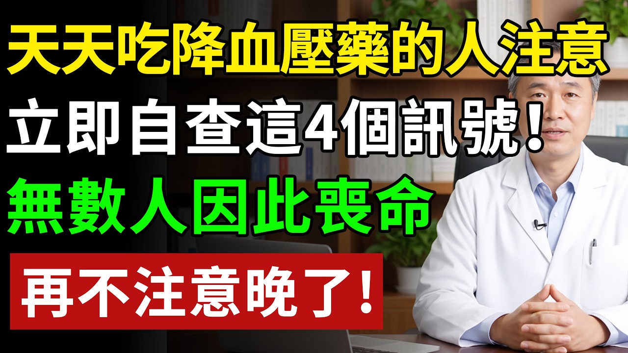 天天吃降血壓藥的人注意了！血管雖然保住了，但這種「保命元素」正隨尿液瘋狂流失#健康知识 #健康飲食 #養老生活 #老年健康 #樂齡健康