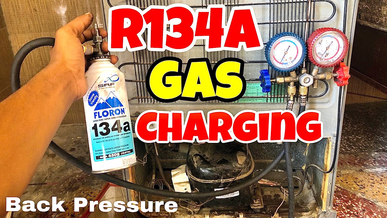 R134a fridge gas charging | Social electrical