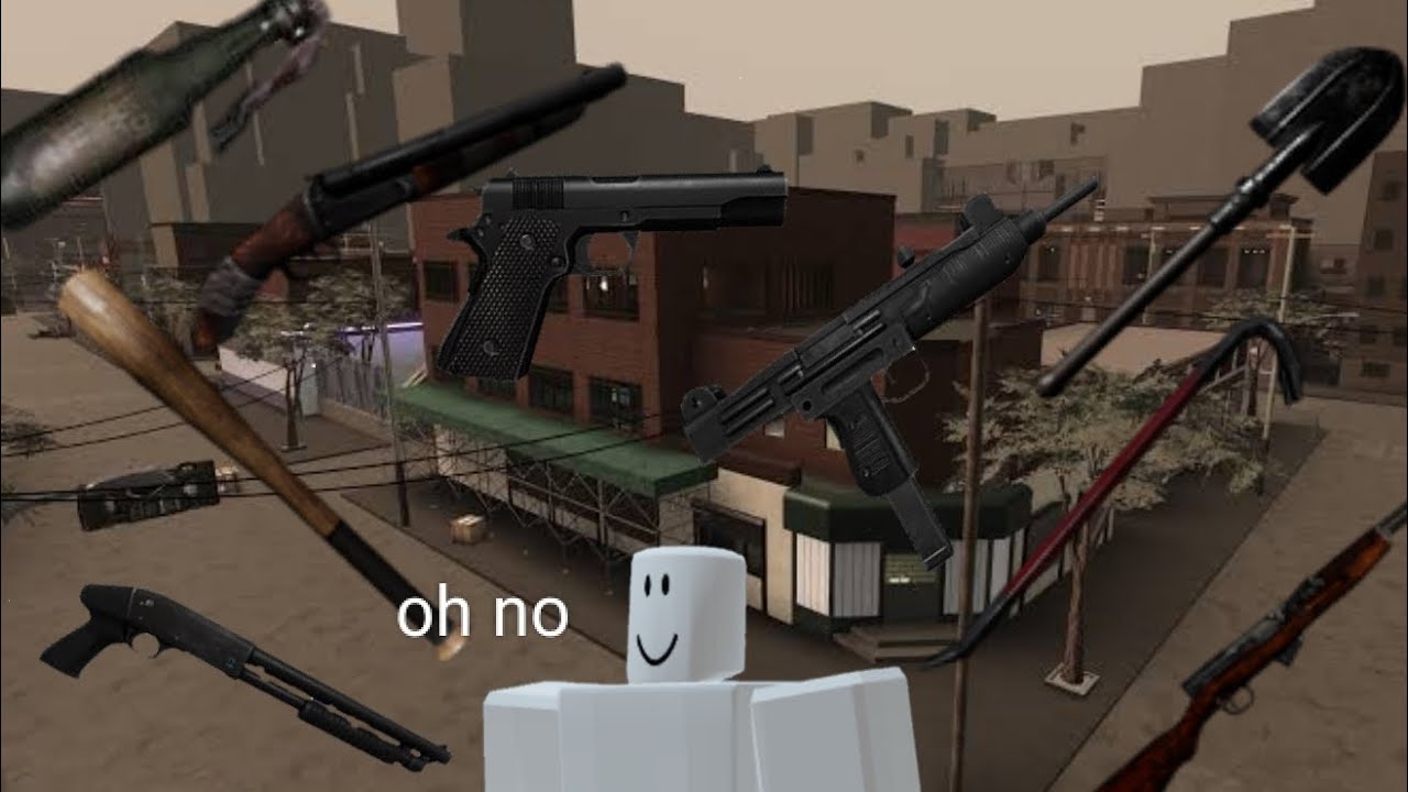probando todas las armas(criminality)[roblox]