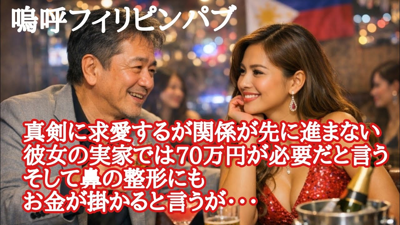 フィリピーナに恋をしたが関係が先に進まない　そして援助要請が・・・