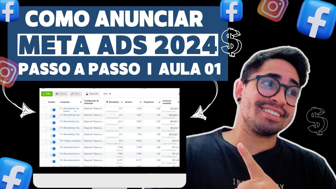 COMO FAZER UM ANÚNCIO NO FACEBOOK/INSTAGRAM ADS (META ADS) - AULA 01 (TRÁFEGO PAGO)