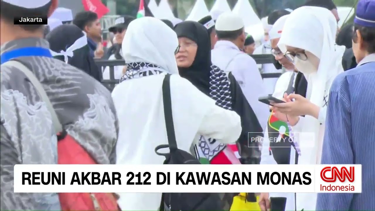 Reuni Akbar 212 Di Kawasan Monas