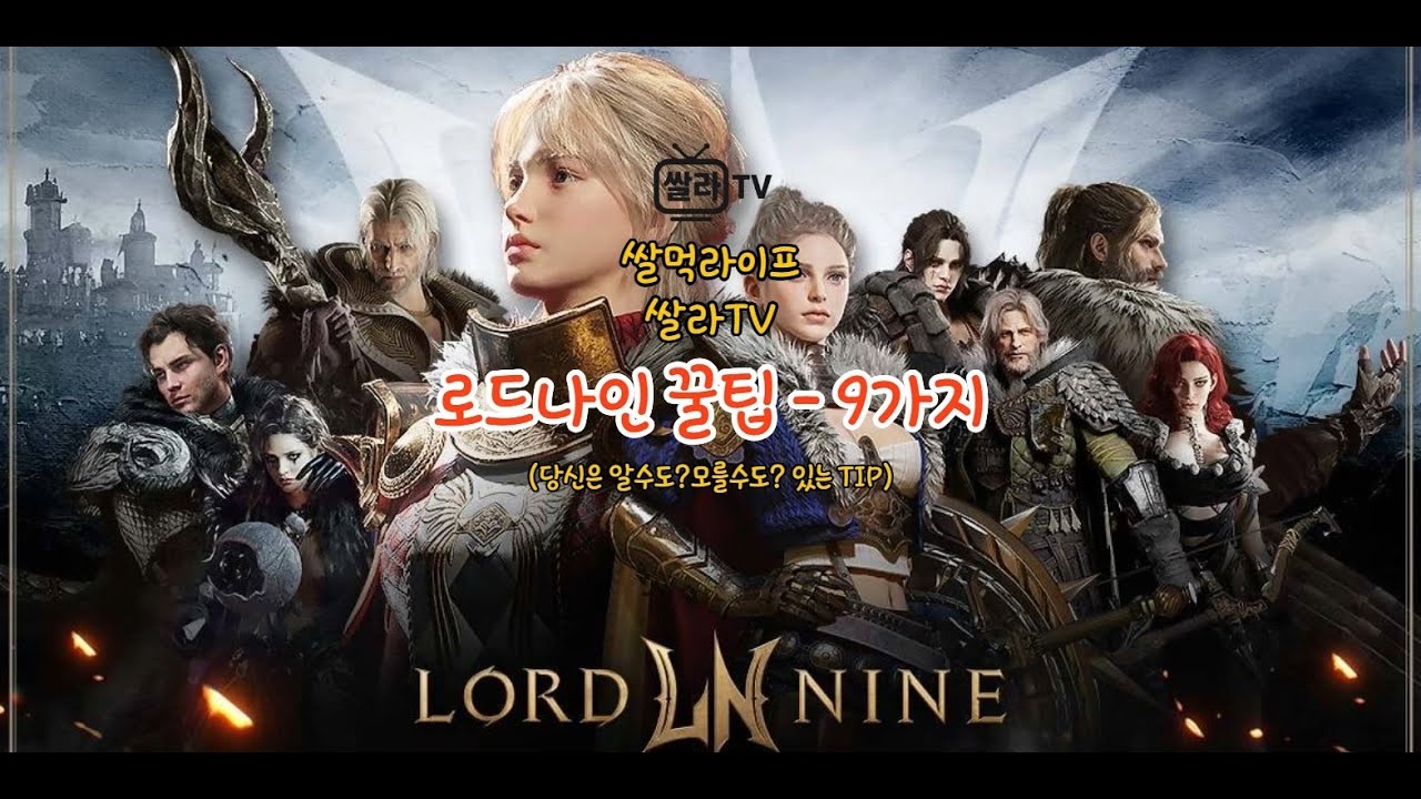 로드나인 - 로드나인 아홉가지 팁 