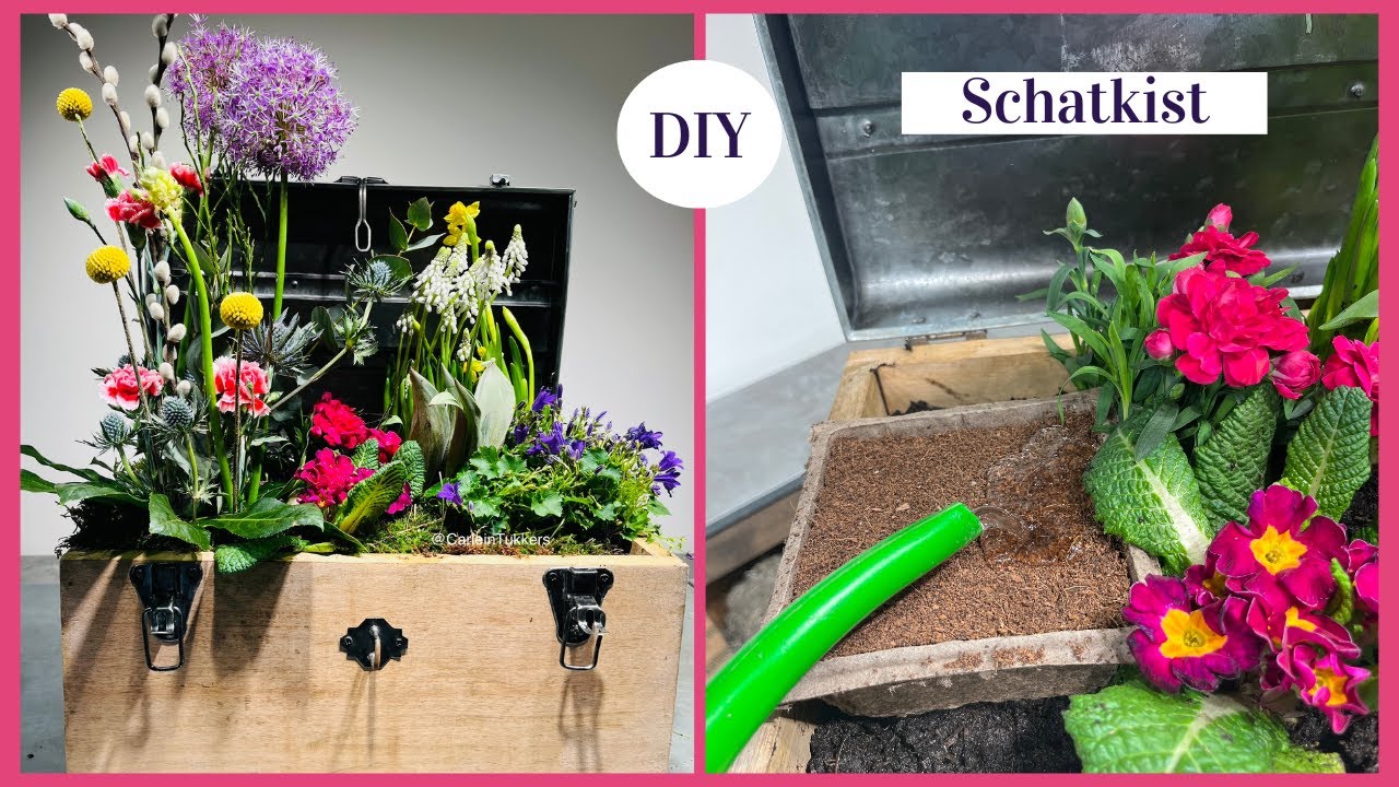 SCHATKIST met OASIS® TerraBrick™, Bloemen en Planten 🌷| Cursus Bloemschikken #222 | Carlein Tukkers
