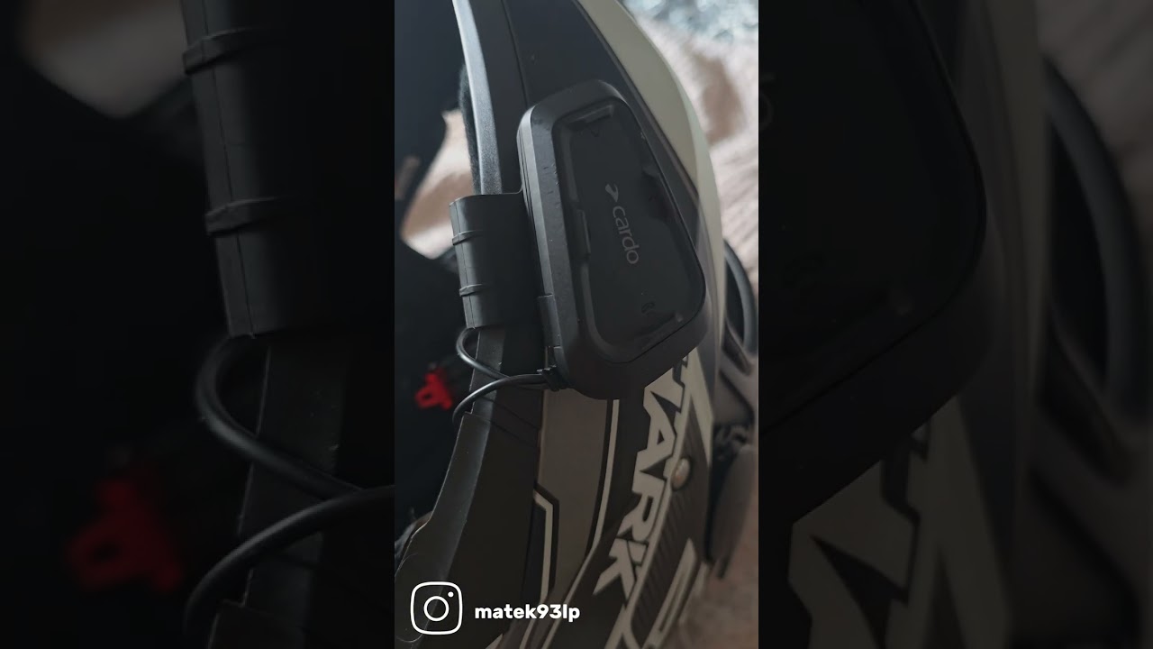 Jak zostać motovlogerem? Podłączenie intercomu cardo z GoPro13 Black #motovlog #cardo #gopro
