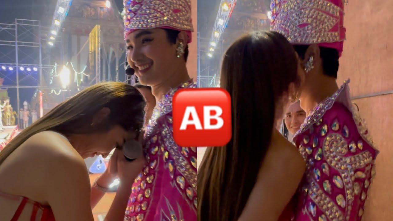 บอสลั่น⁉️ซ้อไหว้สามีและหอมก่อนออกแสดง🆎😘 (วัดเมืองเดช เดชอุดม อุบลราชธานี)
