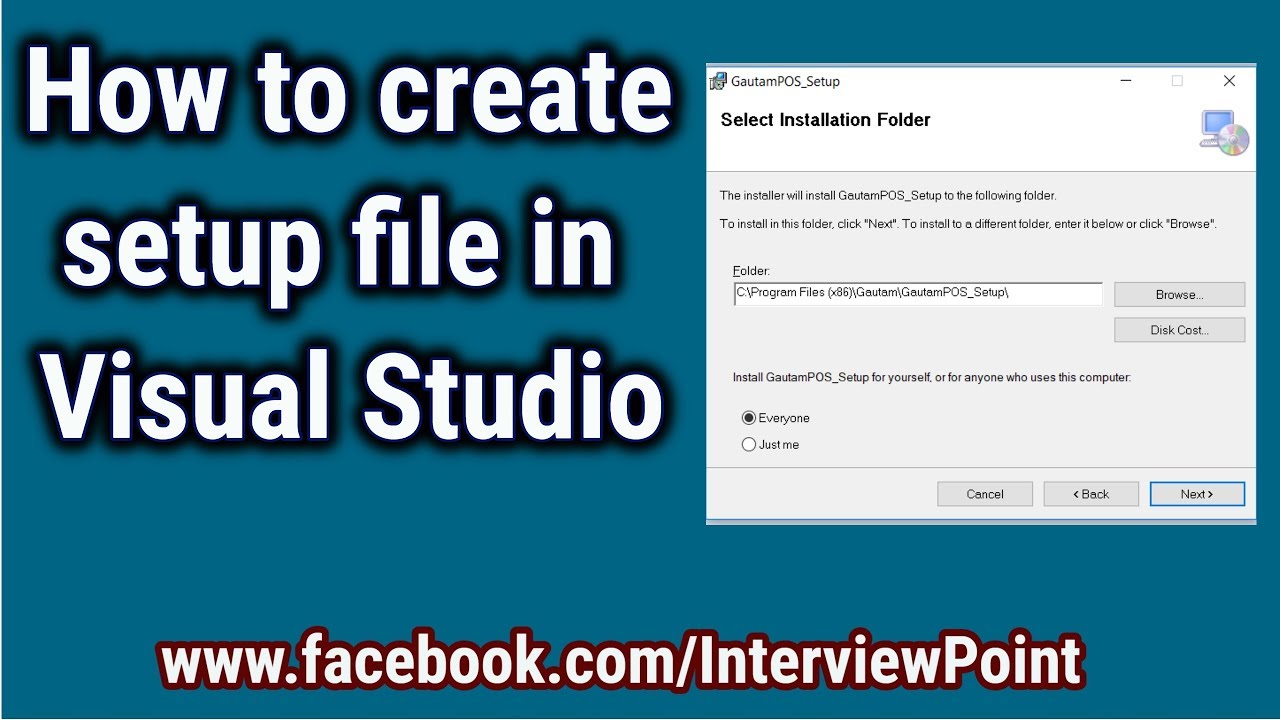How to Create setup file in C# Windows Application || Create Installer(.exe) file || Interview Point