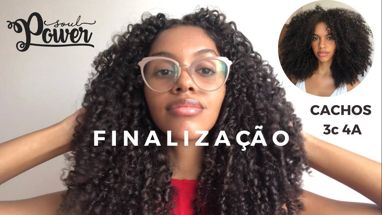Como finalizo meu cabelo | Finalização com Soul power - Cachos 3c 4a #finalização #cachos