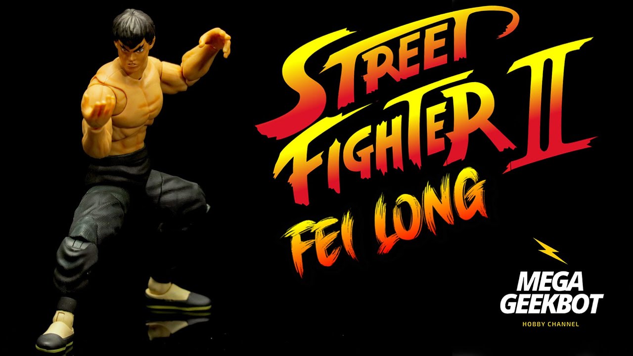 Jada Toys Ultra Street Fighter II: Fei Long Action Figure Unboxing