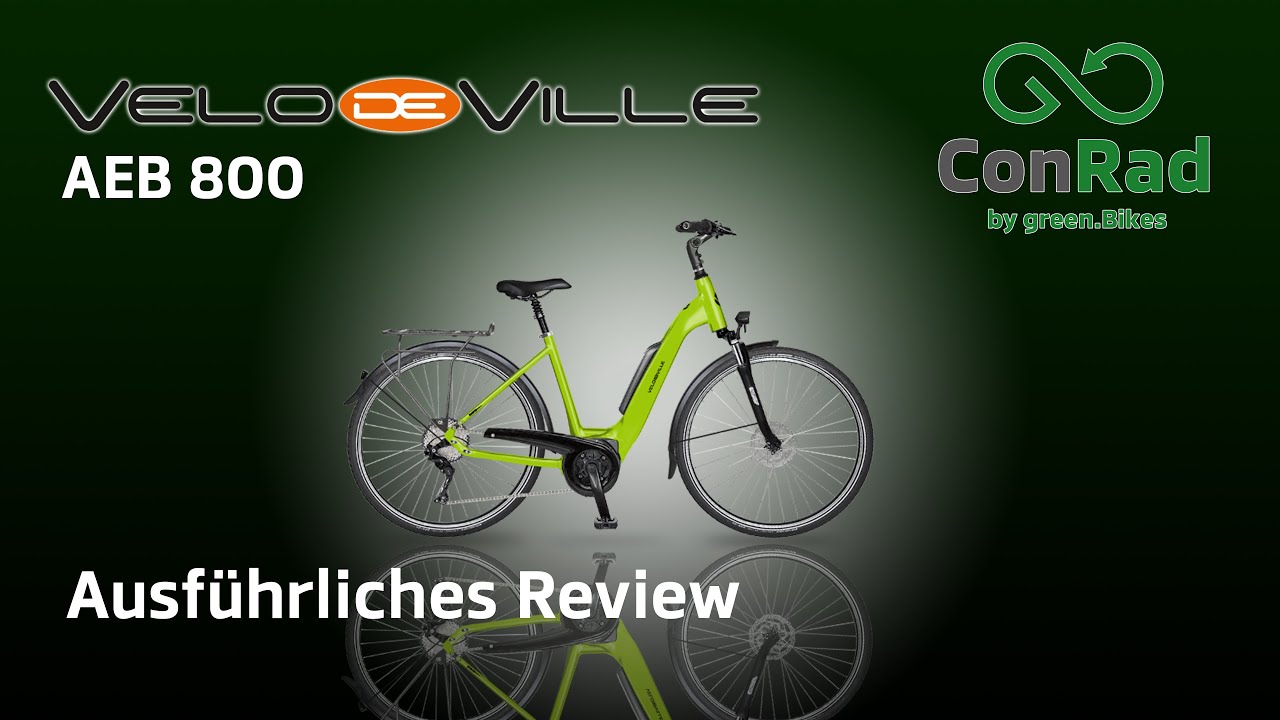 [E-Bikes 2022] Velo de Ville AEB 800 - ausführliches Review [ConRad]