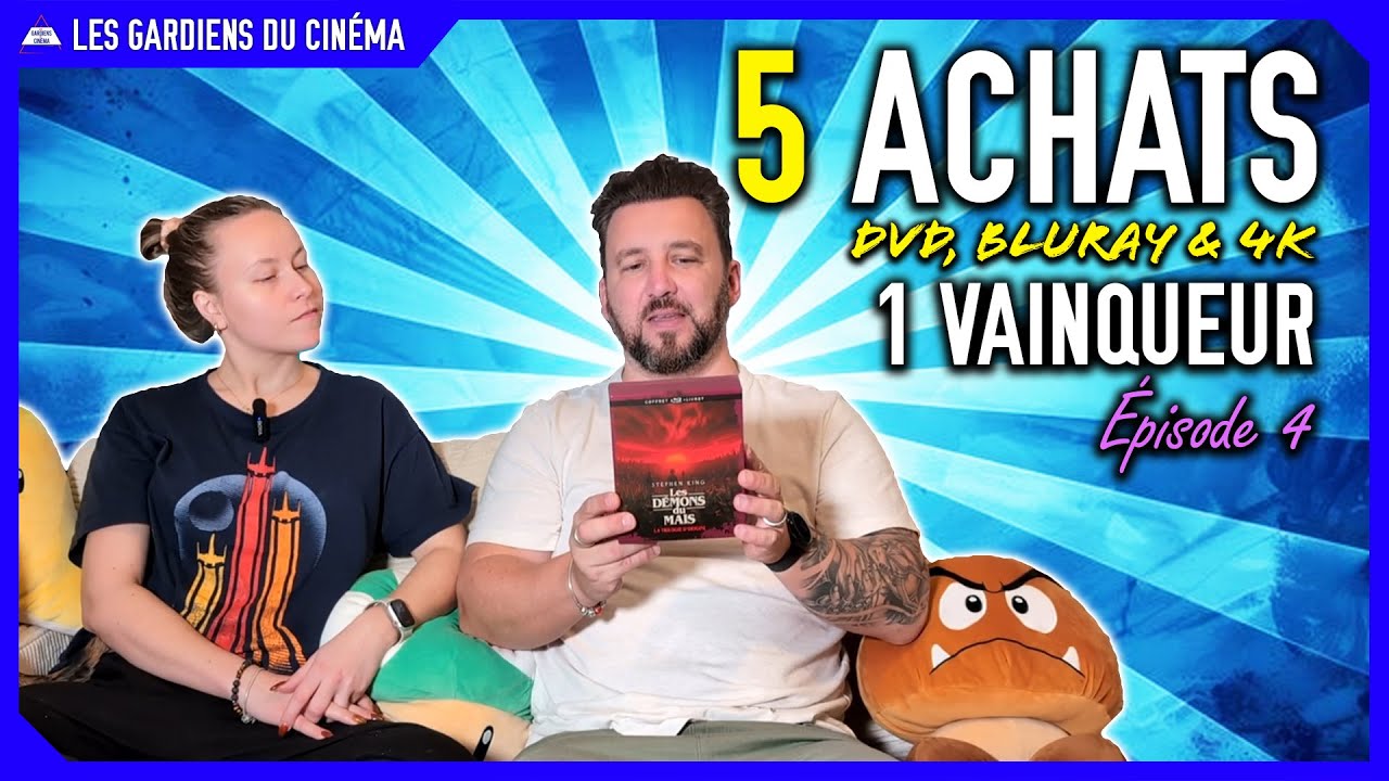 5 achats Blu-ray et 4k, Laura n'en garde qu'un !