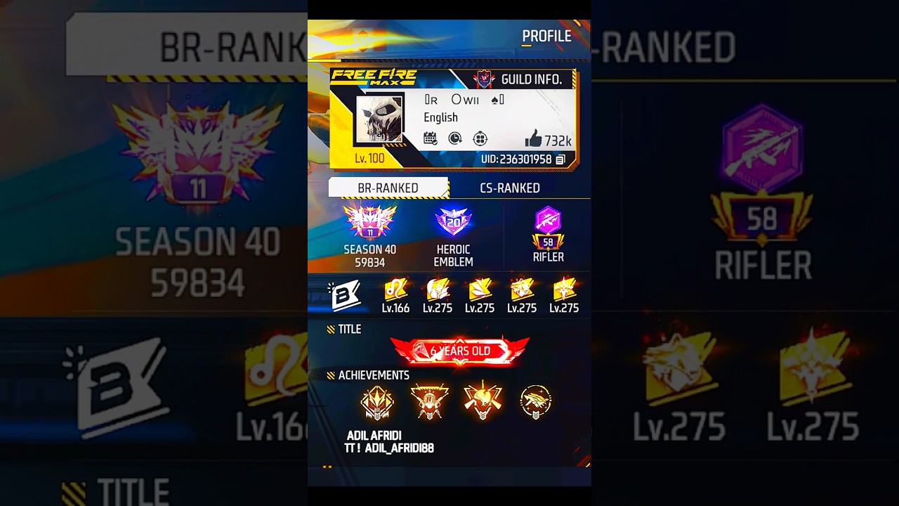 FREE FIRE MR OWI UID HIGH LEVEL 100 PAKISTAN HIGHEST LEVEL PLAYER#shortsfeed #tgrnrz #tondegamer