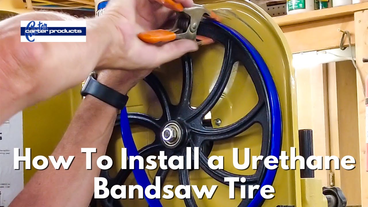 Installing Urethane Bandsaw Tires | Alex Snodgrass
