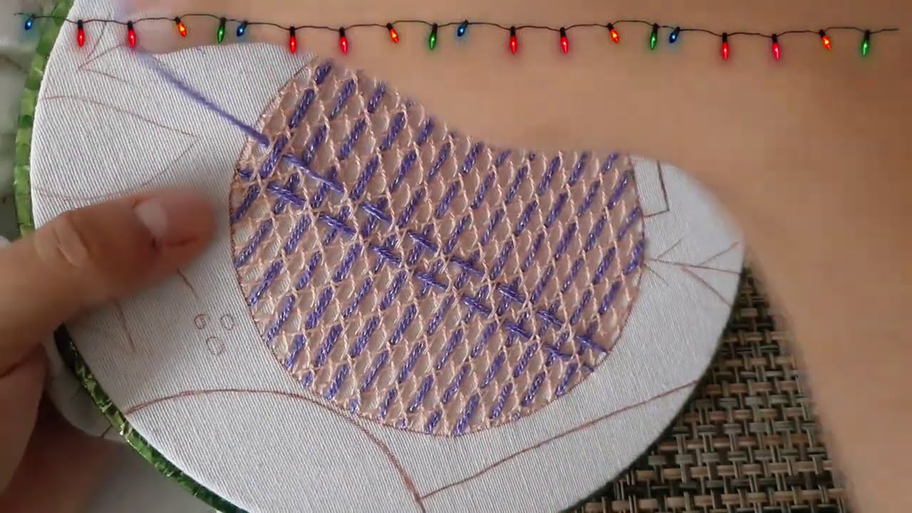 Bordado Fantasía Esfera | Bordados Para Servilletas | El Bordador