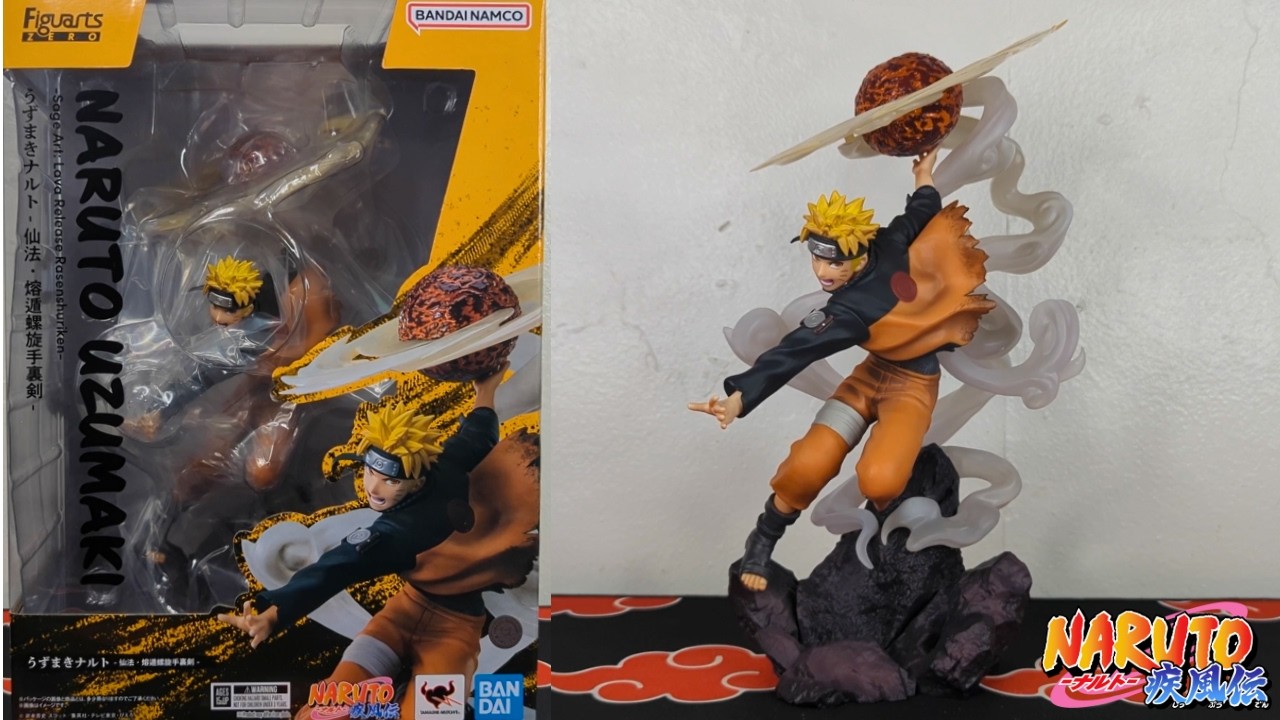 Naruto Uzumaki (Lava Rasenshuriken) FiguartsZERO Extra Battle Statue - Unboxing and Review