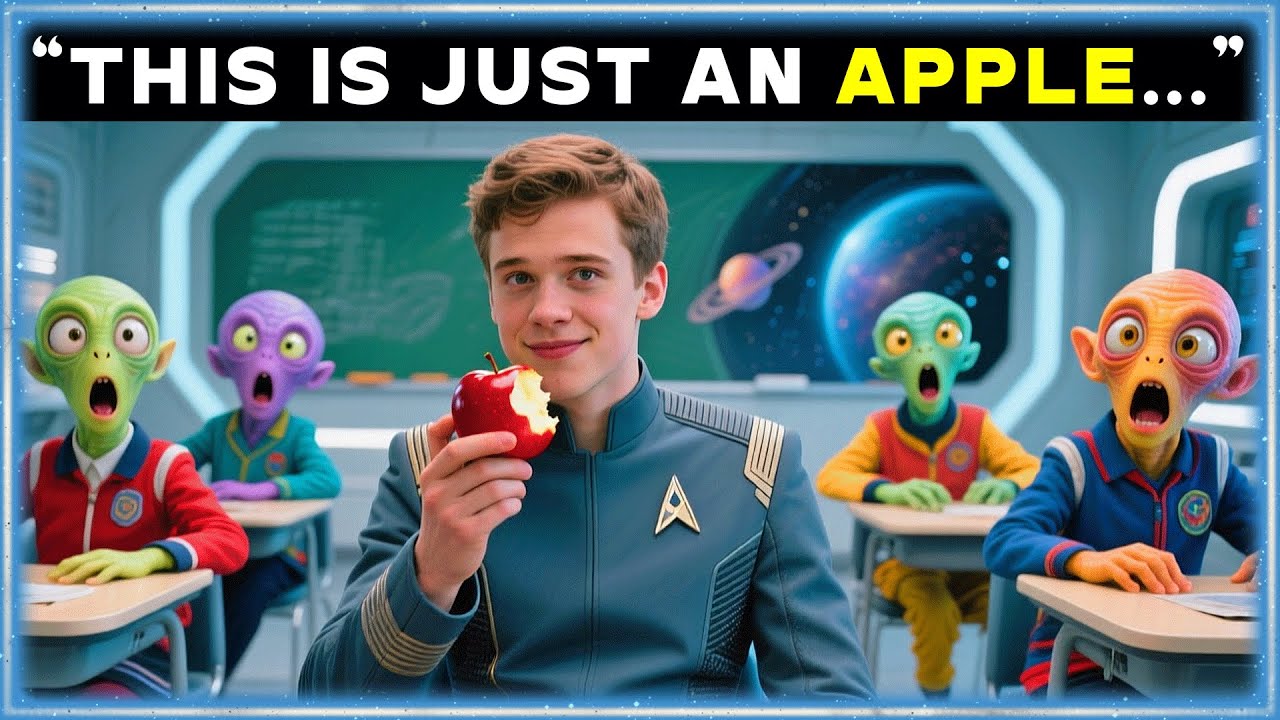 They Taught The Class of the “Death Fruit” from Earth, Unaware The Human Was Eating one in the back