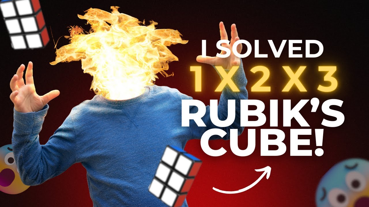 OMG! I solved the 1 x 2 x 3 rubiks cube!