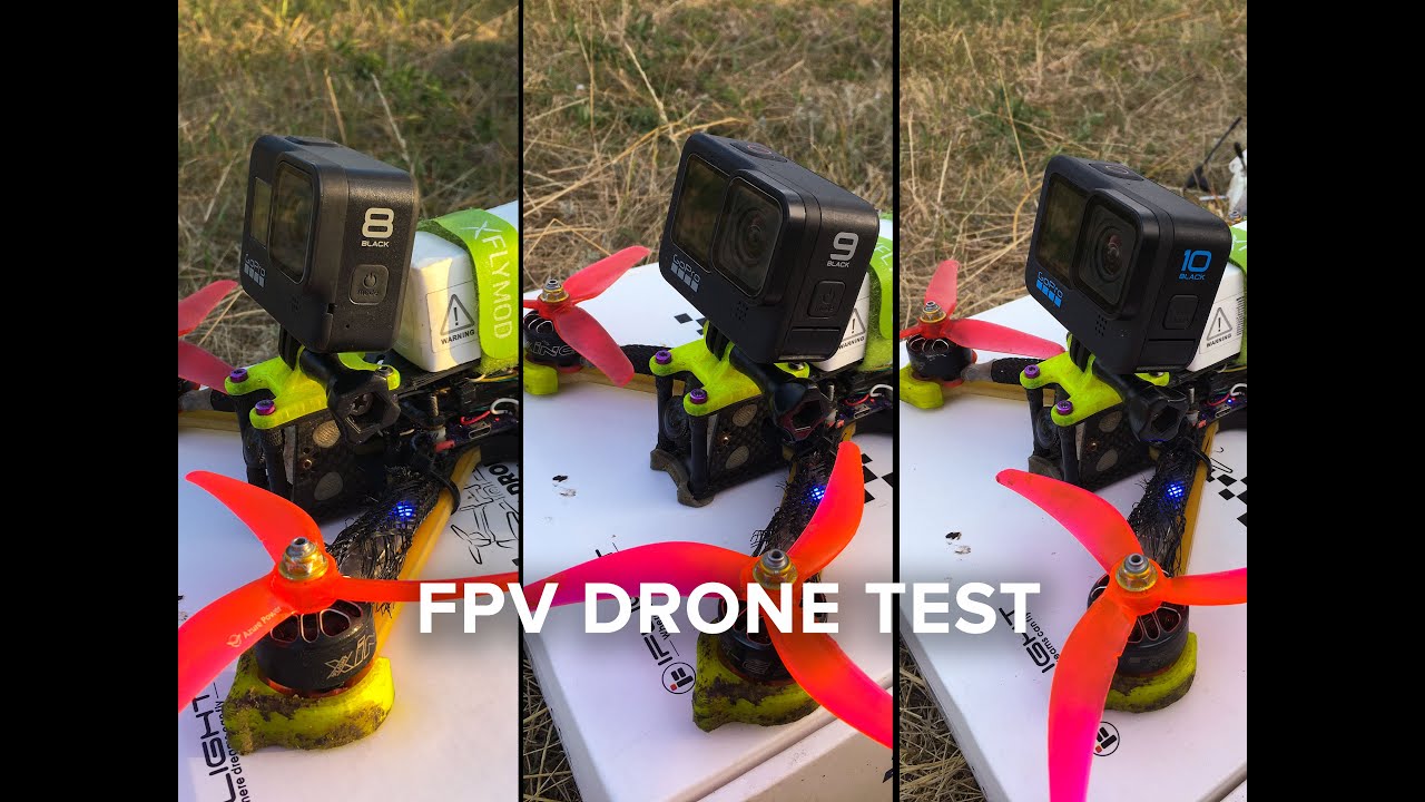 GoPro HERO 10 vs HERO 9 vs HERO 8 на FPV дроне. Без стабилизации vs HyperSmooth vs ReelSteady 1.0.21