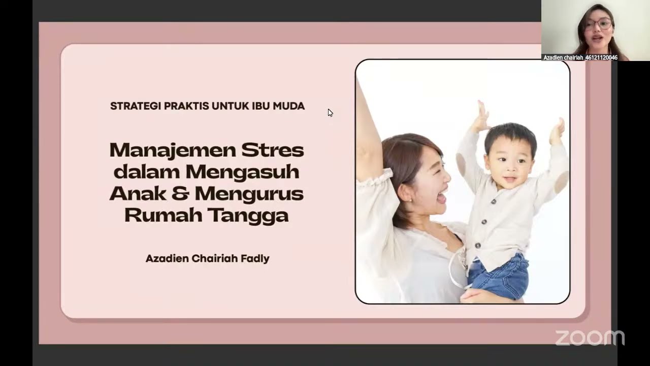Manajemen Stres dalam Mengasuh Anak dan Mengurus rumah tangga