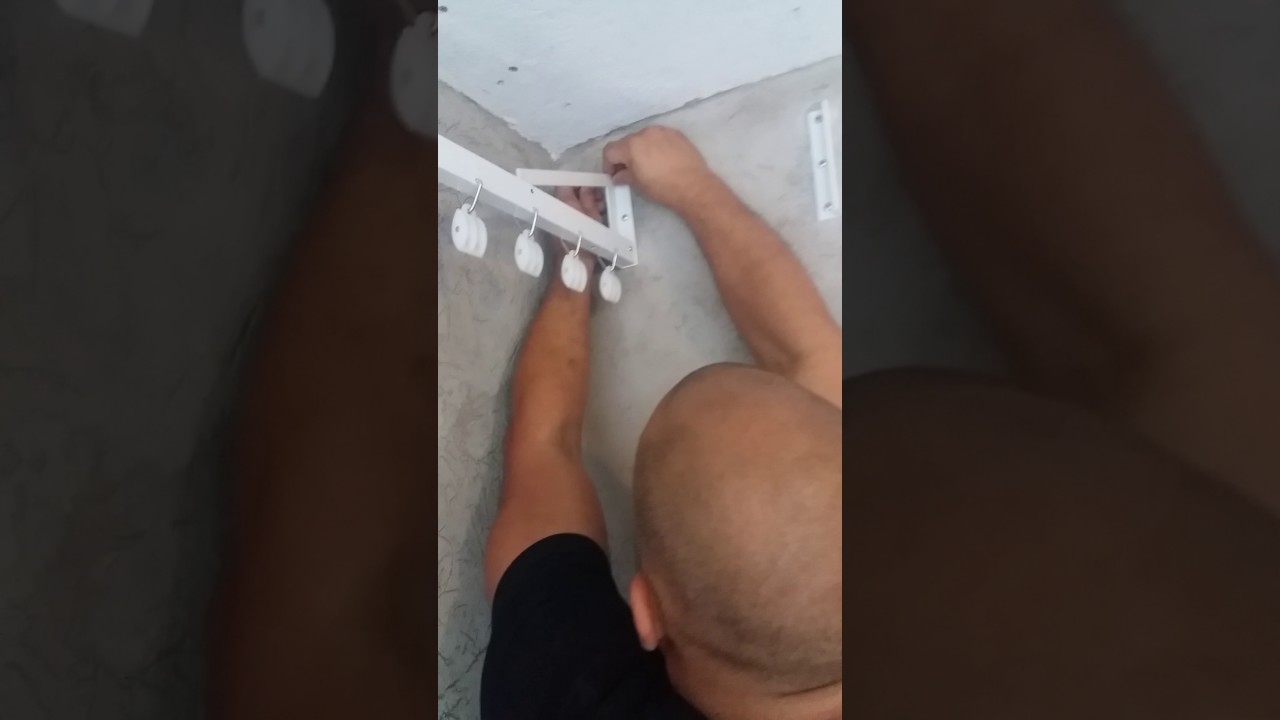 Instalação de Varal Individual Teto/Parede - Parte 1