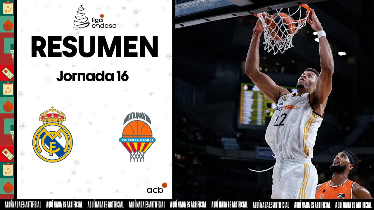 Real Madrid - Valencia Basket (83-74) RESUMEN | Liga Endesa 2023-24