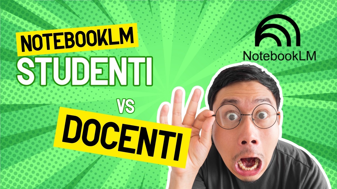 DOCENTI vs STUDENTI: La Verità su NotebookLM