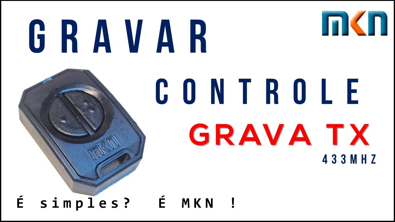 Como Adicionar Gravar o Controle remoto nas Placas da MKN