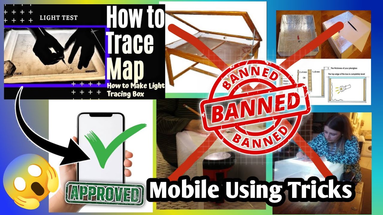 How to use Mobile as a light tracing props // Geography Students Studing meterial.
