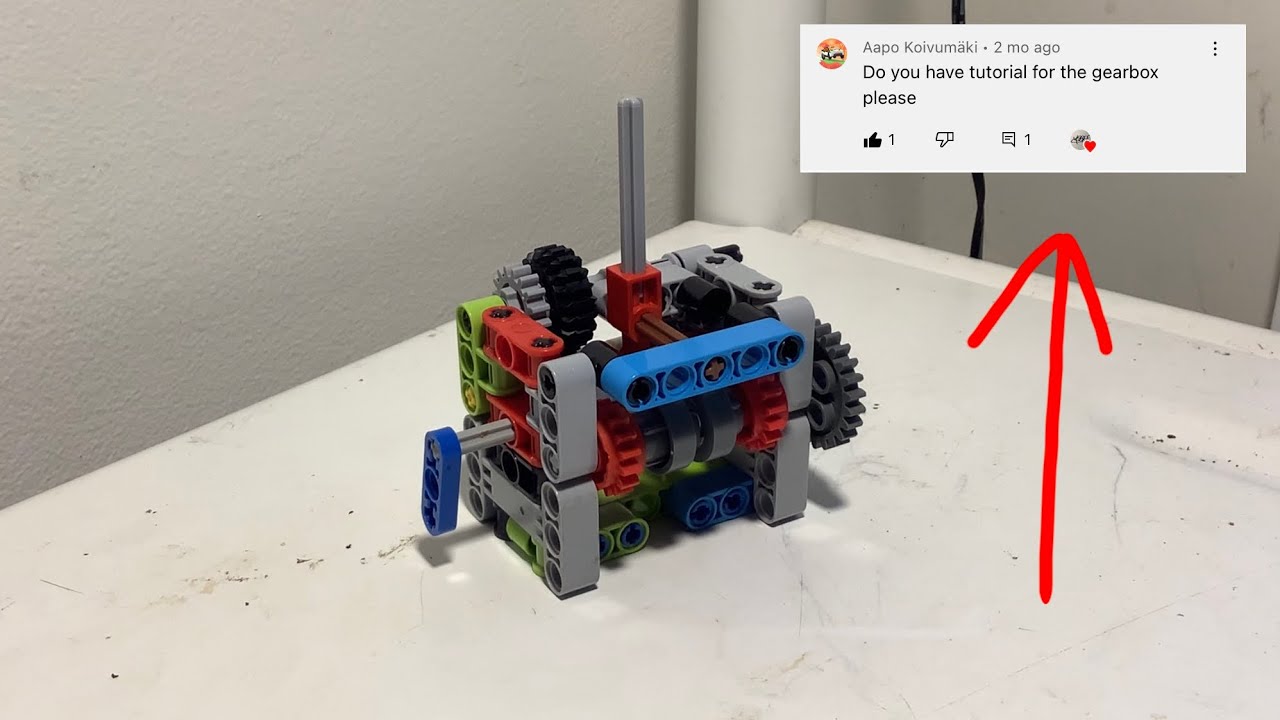 Compact 4 sleep lego gear box