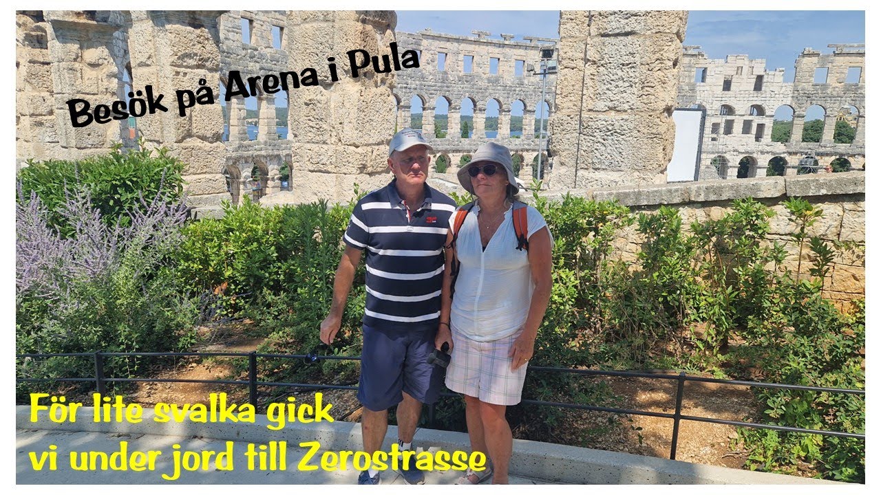 Från Cres till Porec via Pula. Fortsättning på semester äventyret (5 av 9)