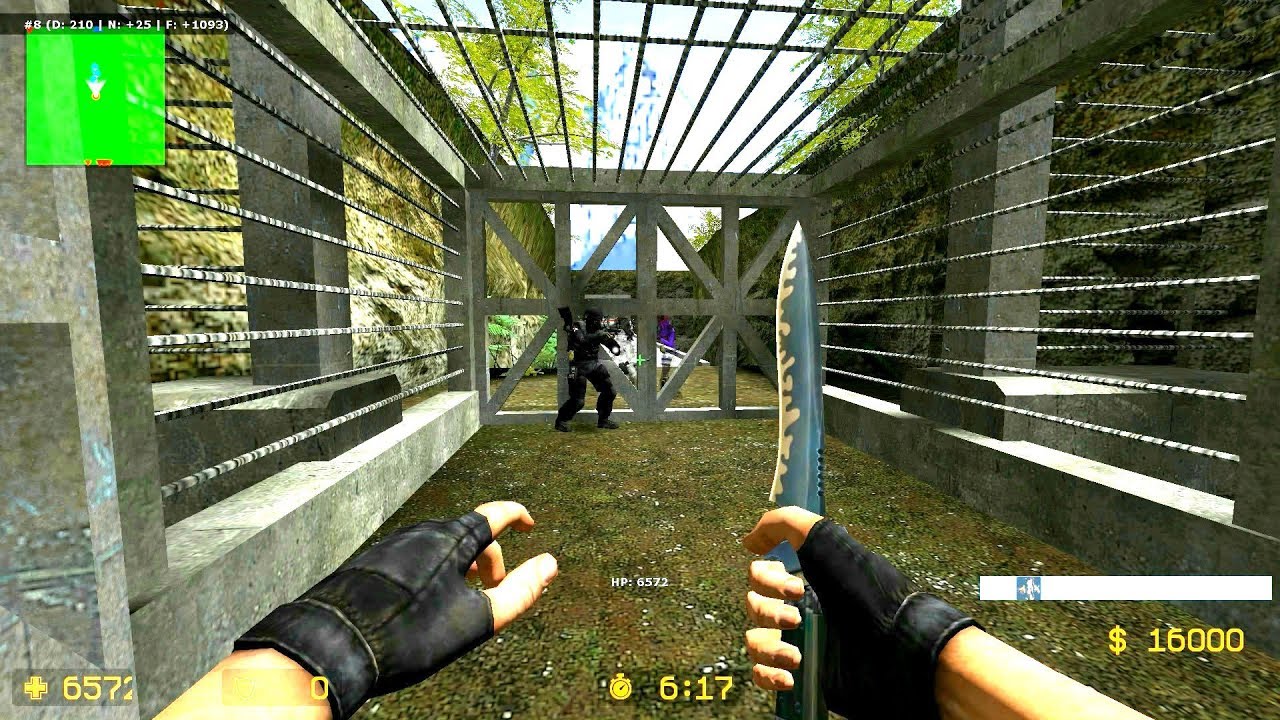 Counter Strike Source - Zombie Escape Mod - Jurassicpark Escape - UNLOZE