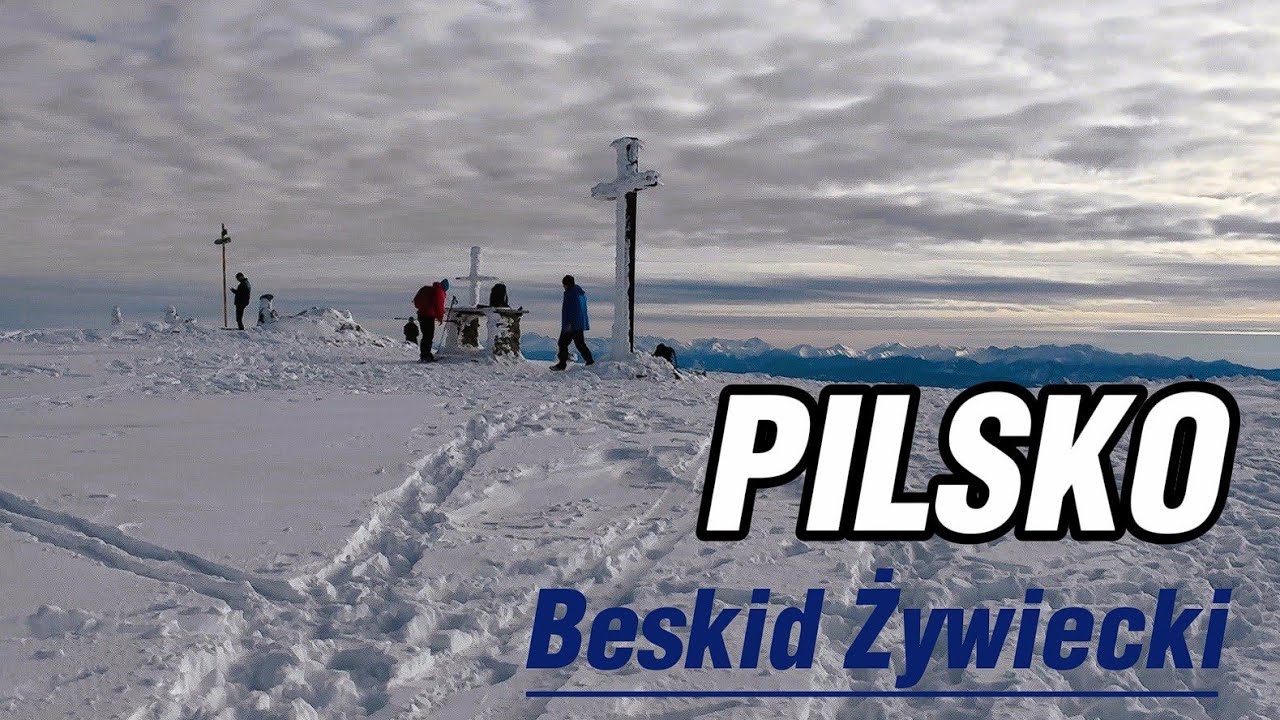 Pilsko zimą z Przełęczy Glinne / Beskid Żywiecki /