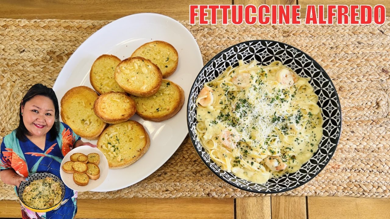 Fettuccine Alfredo Recipe | Home Cooking with Apple