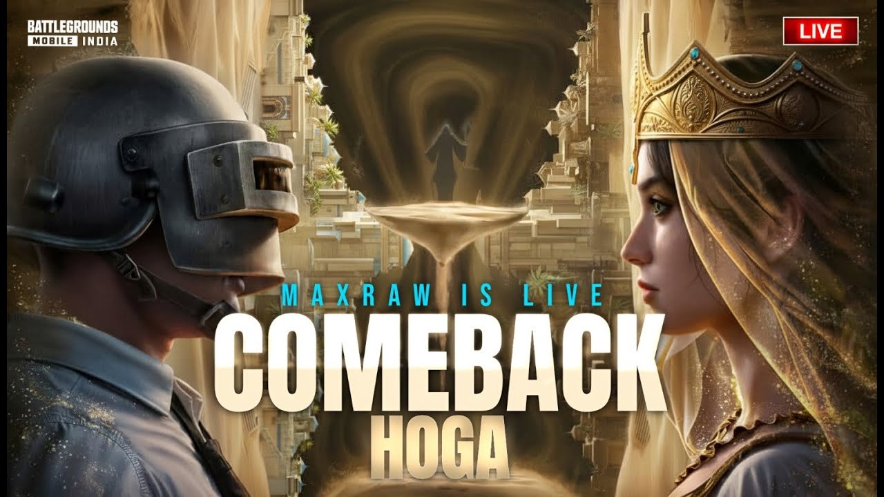 Comeback Hoga ? With MaxRaw gaming, Rush gameplay | Old mode is back. #bgmi #livestreaming