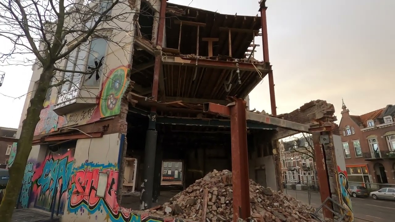 Sloop van voormalig pand van #Correct Bergweg Rotterdam