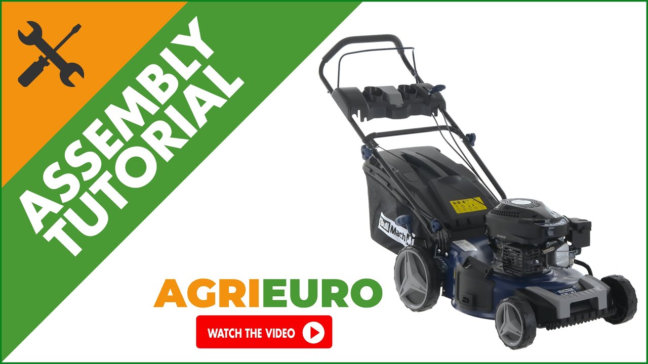 BullMach ECTOR 46 P Hand-pushed Lawn Mower - 4 in 1 - Assembly tutorial