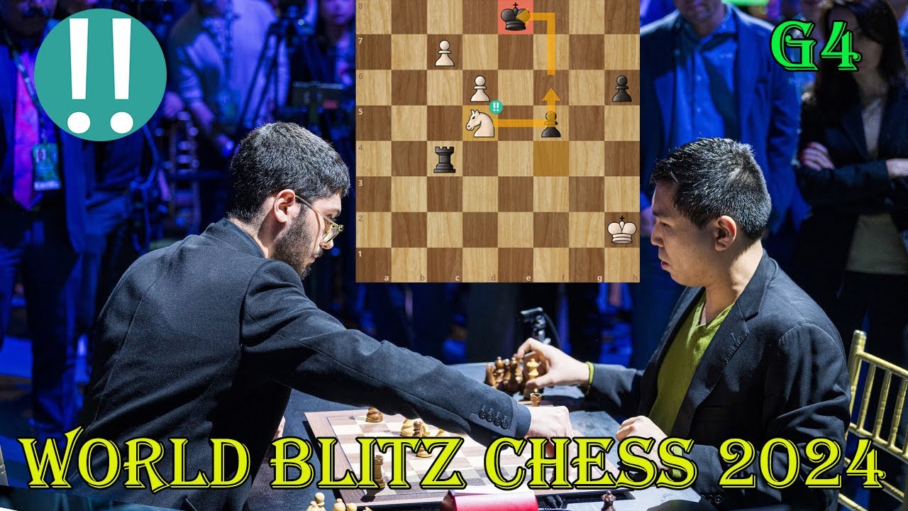 AMAZING WIN!! Alireza Firouzja vs Wesley So || World Blitz Chess 2024 - QF - G4
