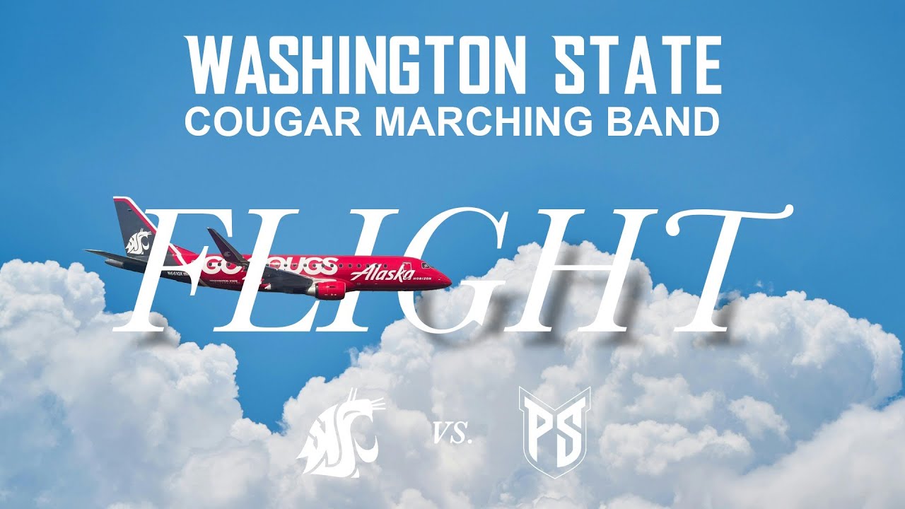 The 2024 Washington State Cougar Marching Band Halftime August 31st, 2024