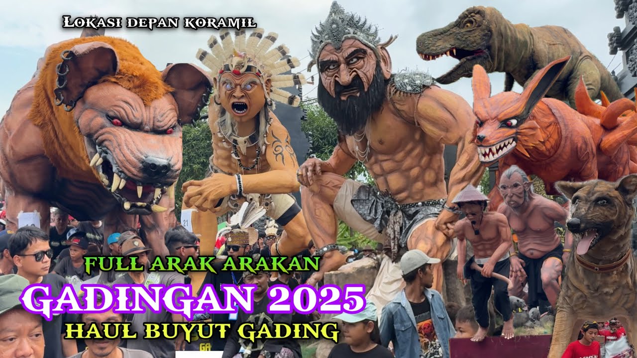 FULL Arak Arakan GADINGAN 2025 Haul Buyut Gading Desa Gadingan Sliyeg Indramayu