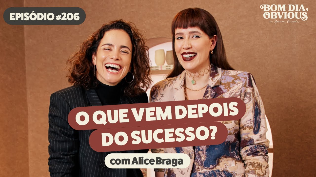 Alice Braga: representatividade, personagens, Hollywood e redes sociais | Bom dia, Obvious #206
