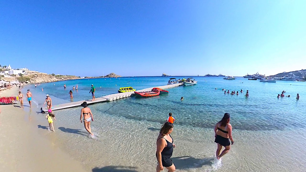 Platys Gialos beach Mykonos Greece