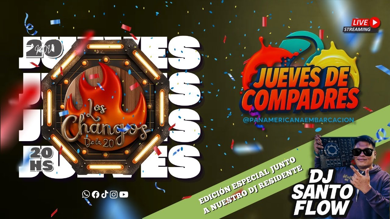 🚨🎬🎥📺 Jueves de  Compadres por Radio Panamericana 95.5 en vivo!! hoy LOS CHANGOS DE LA 20!! 2da parte