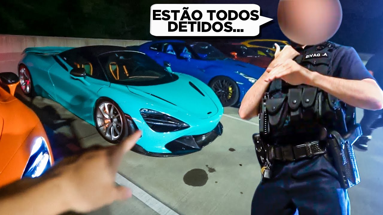 Confrontei o policial que queria prender nossos carros na gringa