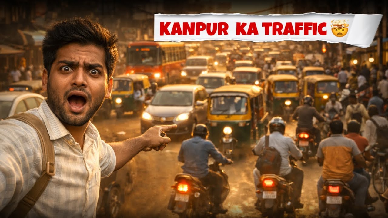 Kanpur City Traffic Driving Experience 🚦@Ownerpranshu90