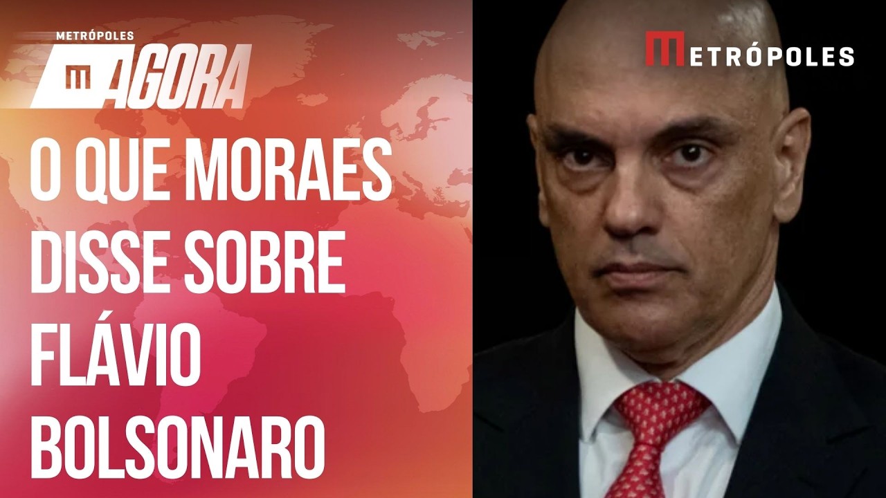 Alexandre de Moraes comenta postura de Flávio Bolsonaro na pré-campanha à Presidência da República