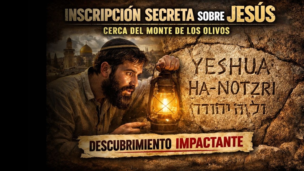 Judío israelí encontró una antigua inscripción cerca del Monte de los Olivos… que mencionaba a Jesús